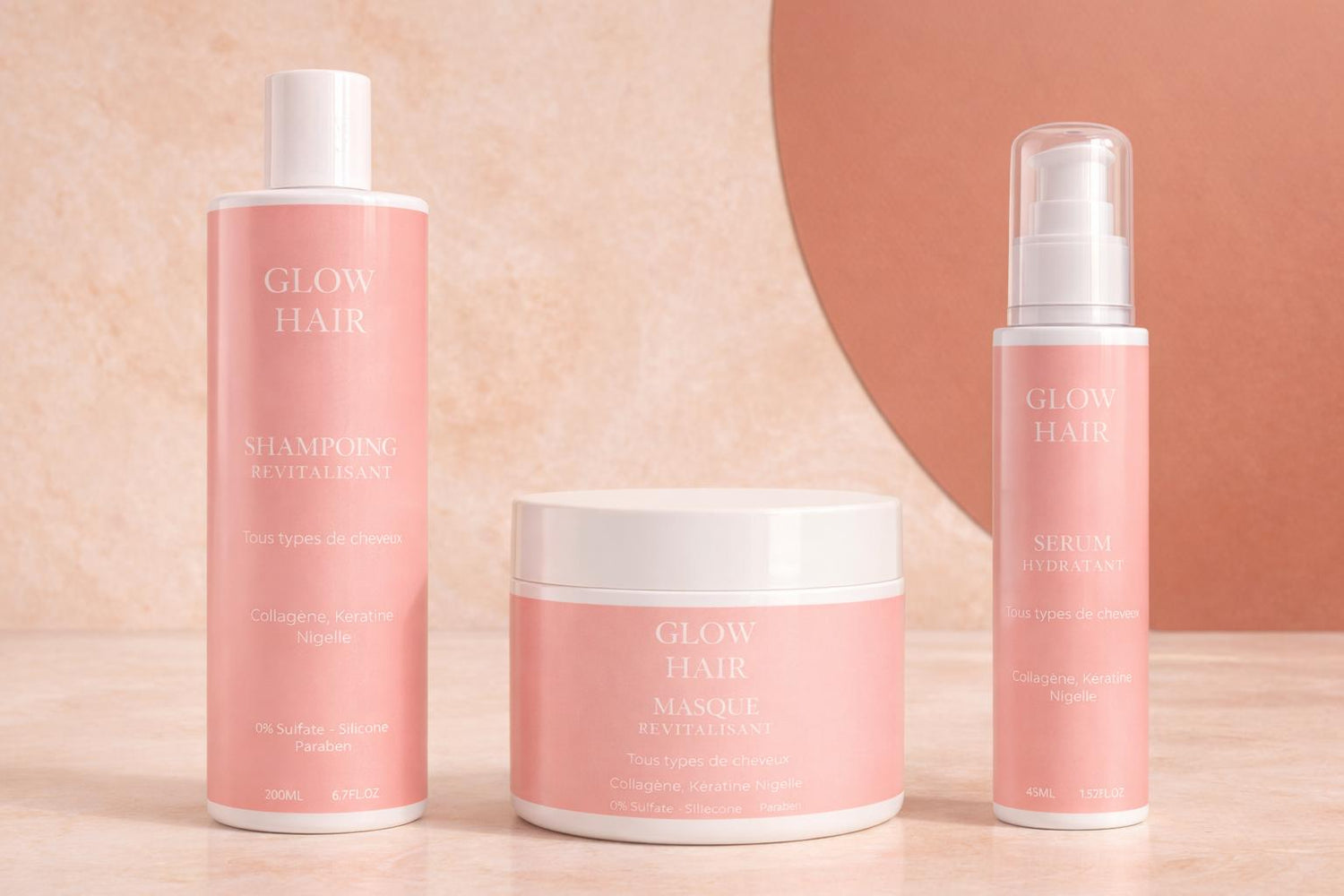 masque shampooing et spray revitalisants cheveux abîmés