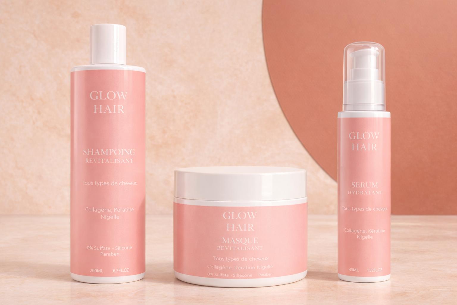 masque shampooing et spray revitalisants cheveux abîmés